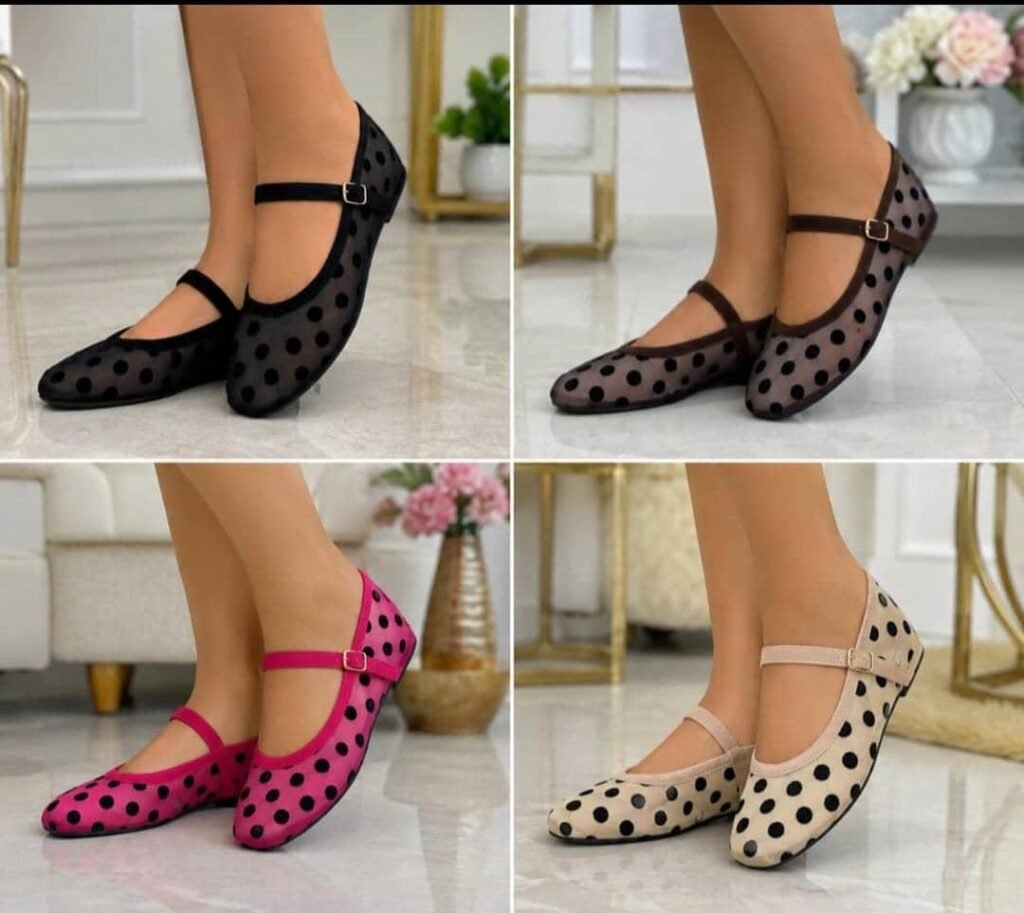 Polka Dot Mary Jane Flats