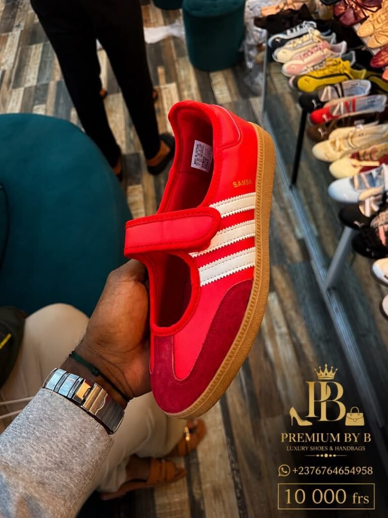 Red Samba Cutout Sneakers